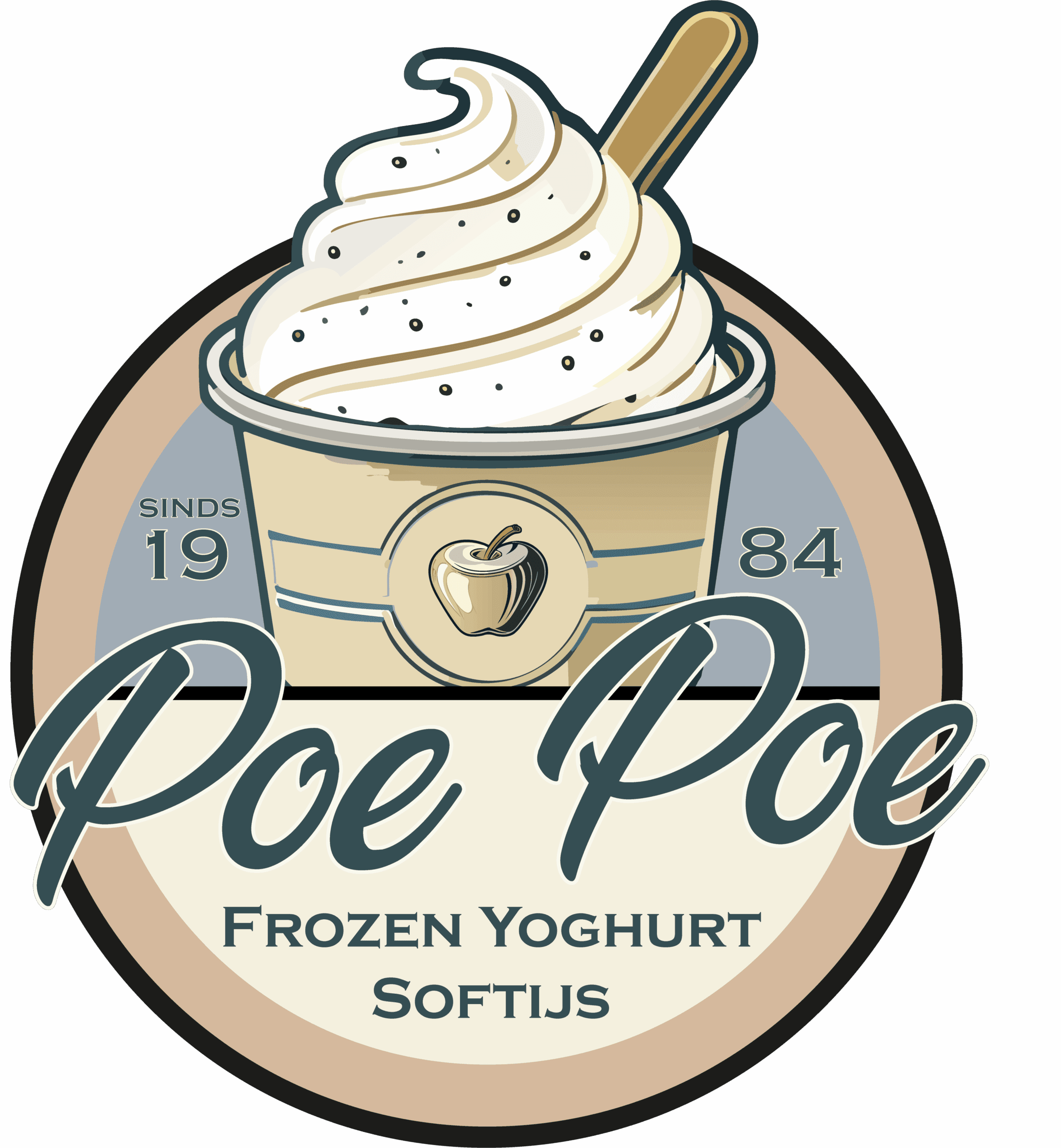 Poe Poe, soft serve and frozen yoghurt next to De Appel